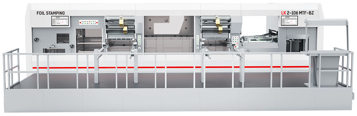 Máquinas Automáticas de Hot Stamping e Corte e Vinco Sem Destaque